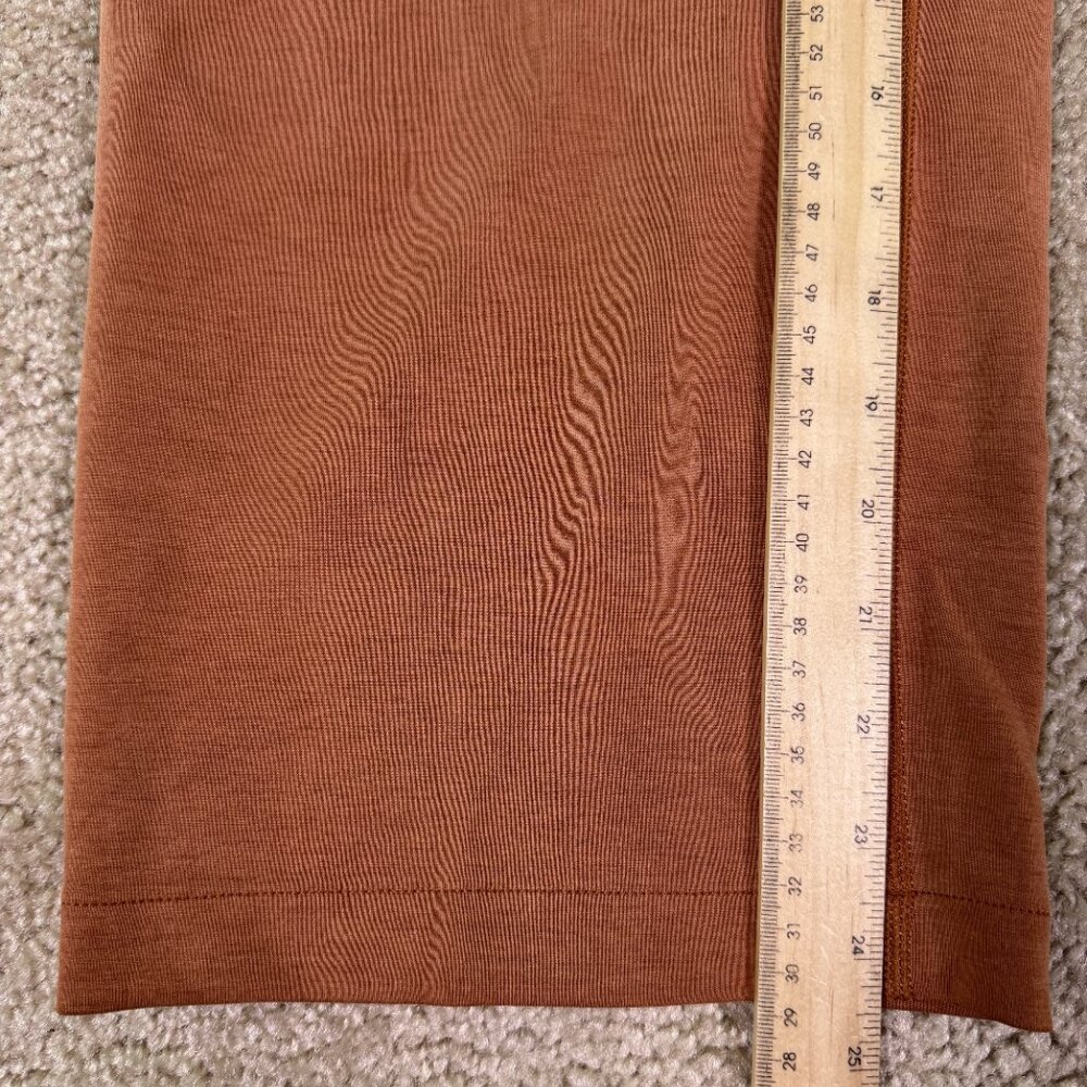 LULULEMON Softstreme High Rise Straight Cropped Pant Orange Size 10 LW6BZXS F662 - Picture 10 of 12
